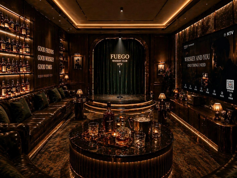Karaoke-Raum Whisky Club
